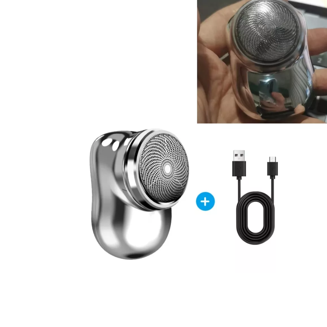 Mini Afeitadora Eléctrica Portátil USB