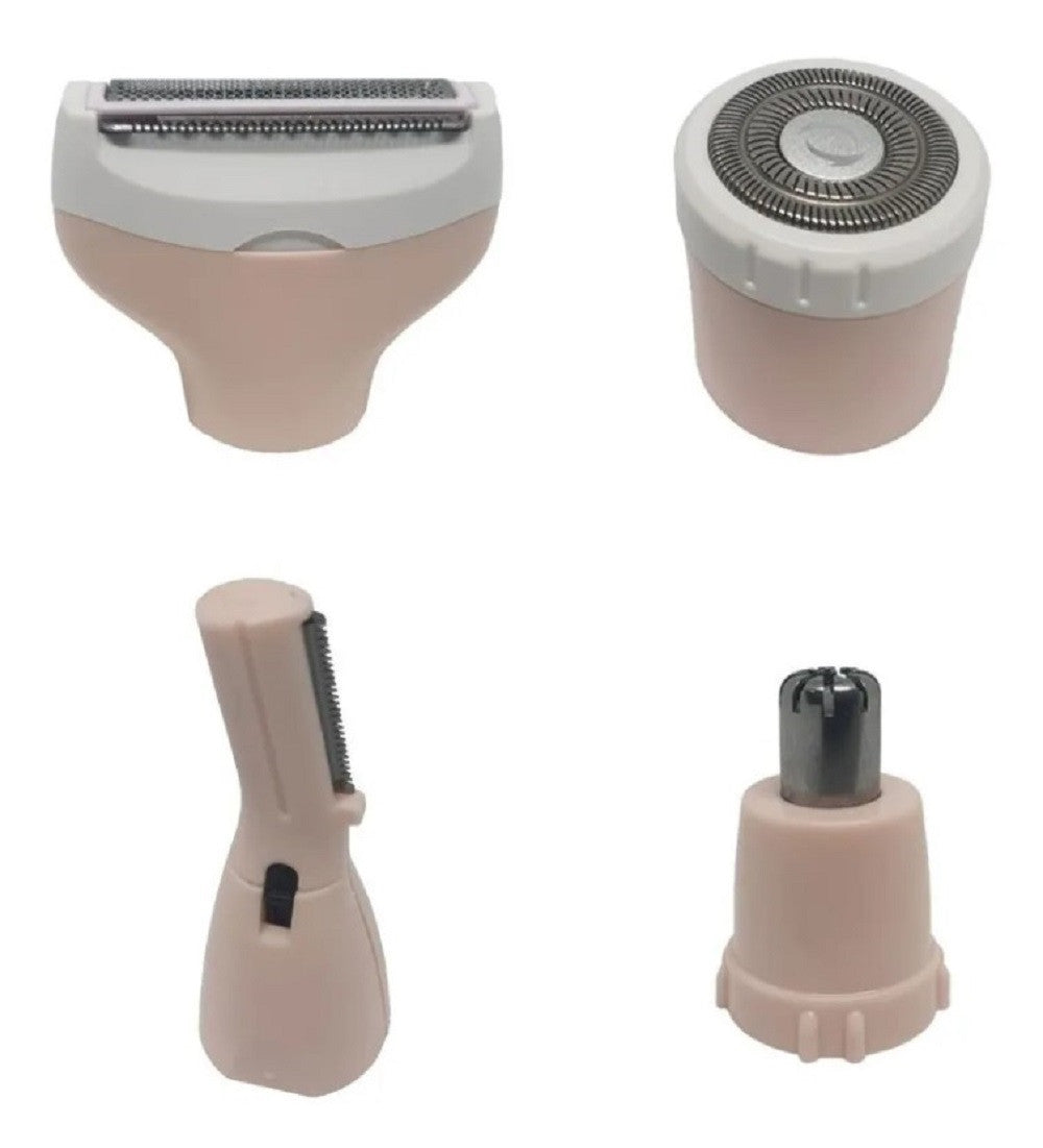 Depiladora Facial Y Corporal 4 En 1 Recargable