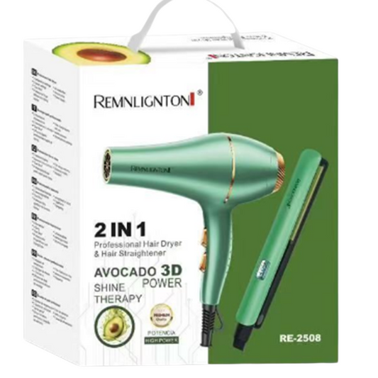 combo secador y plancha aguacate